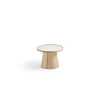 Penna Small Round Table - Clear over Ash